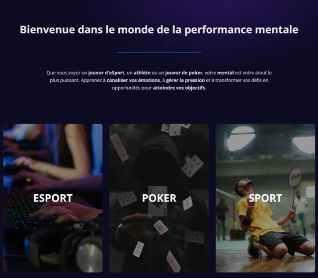 Choix des cibles - Esport, Poker, Sport