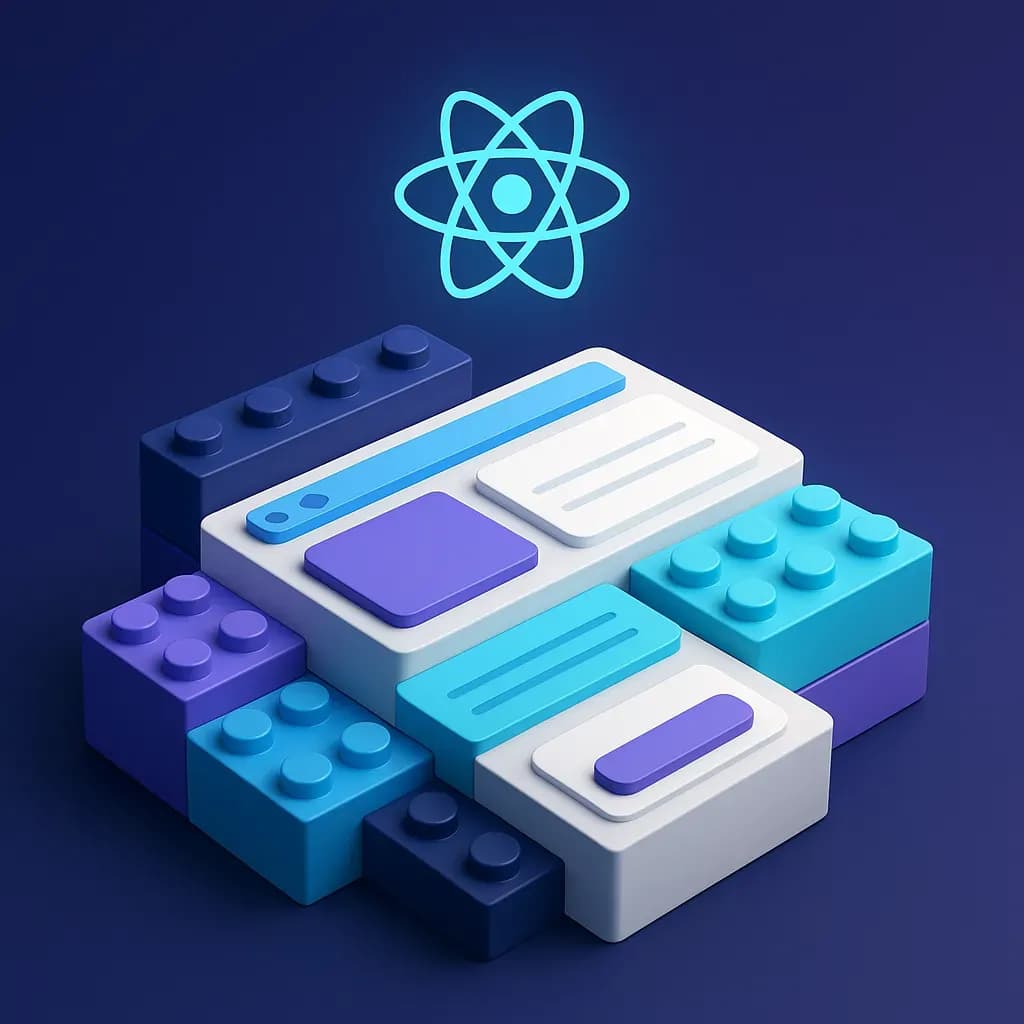 react vu comme des LEGOs