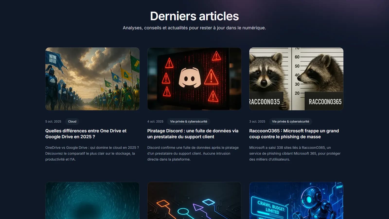 Vue d’un article avec hero, meta et sommaire