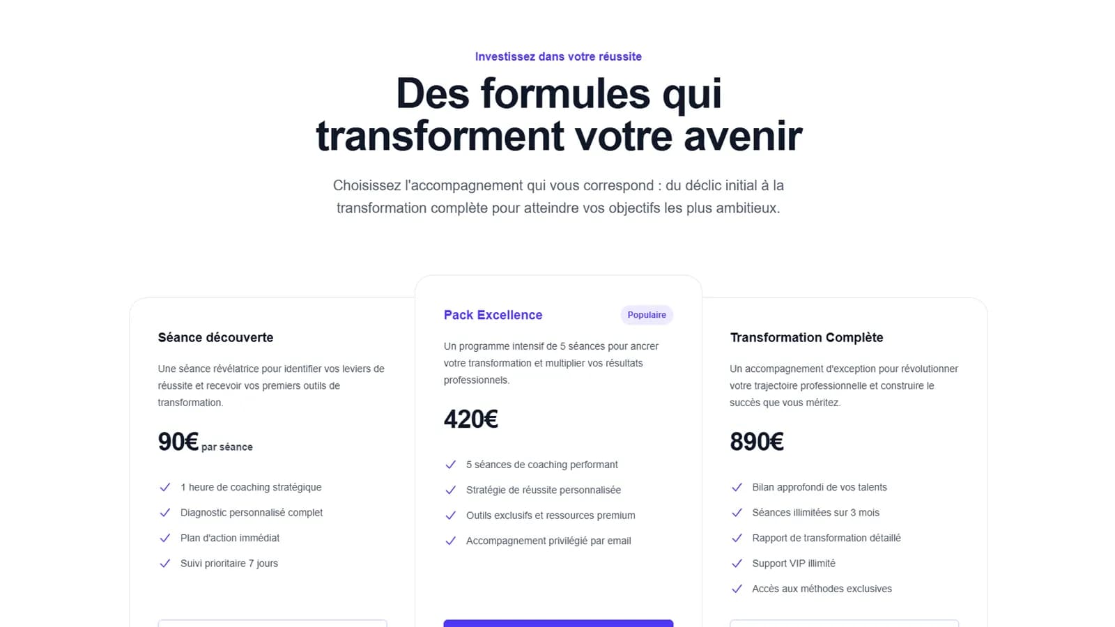 Bloc À propos avec chiffres clés et preuves de résultats