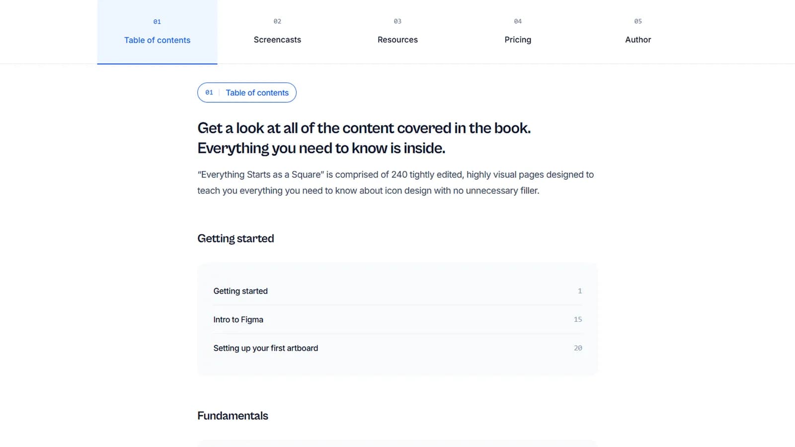 Page d’accueil de la landing page e-book avec hero et CTA
