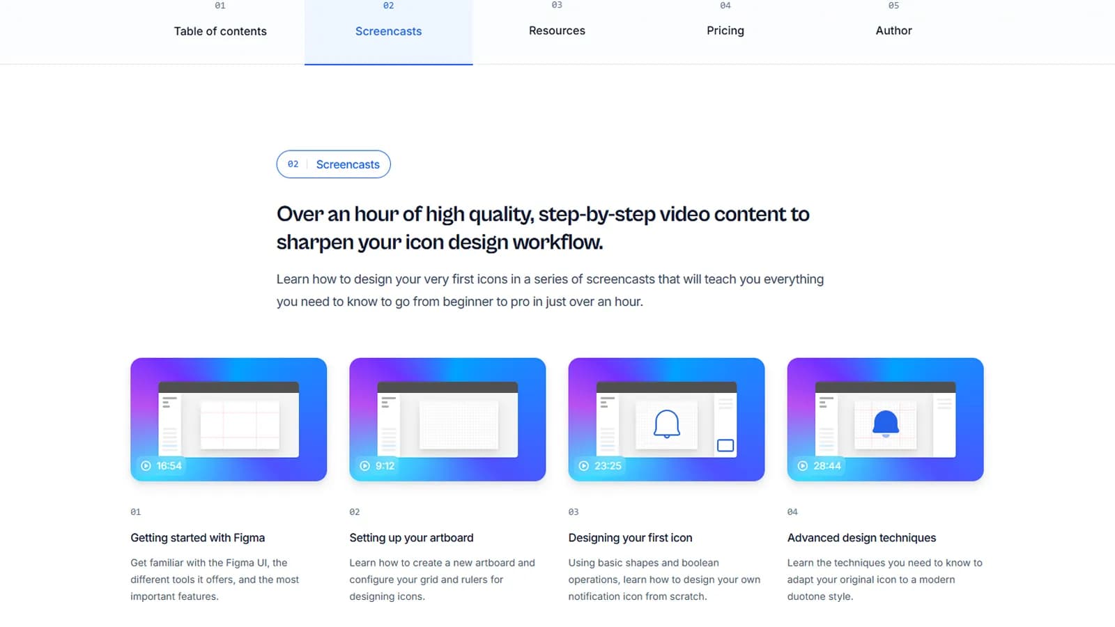 Section bénéfices scannables de la landing page e-book