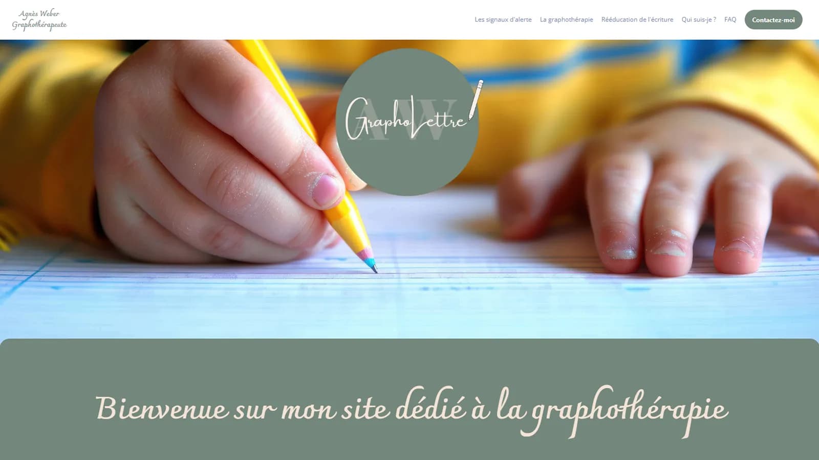 identité visuelle du site GraphoLettre