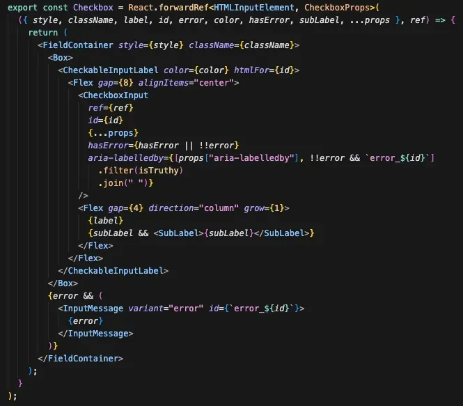 composant react
